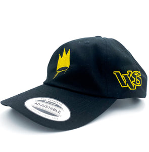 "Crown" VVS Embroidered Black Dad Hat