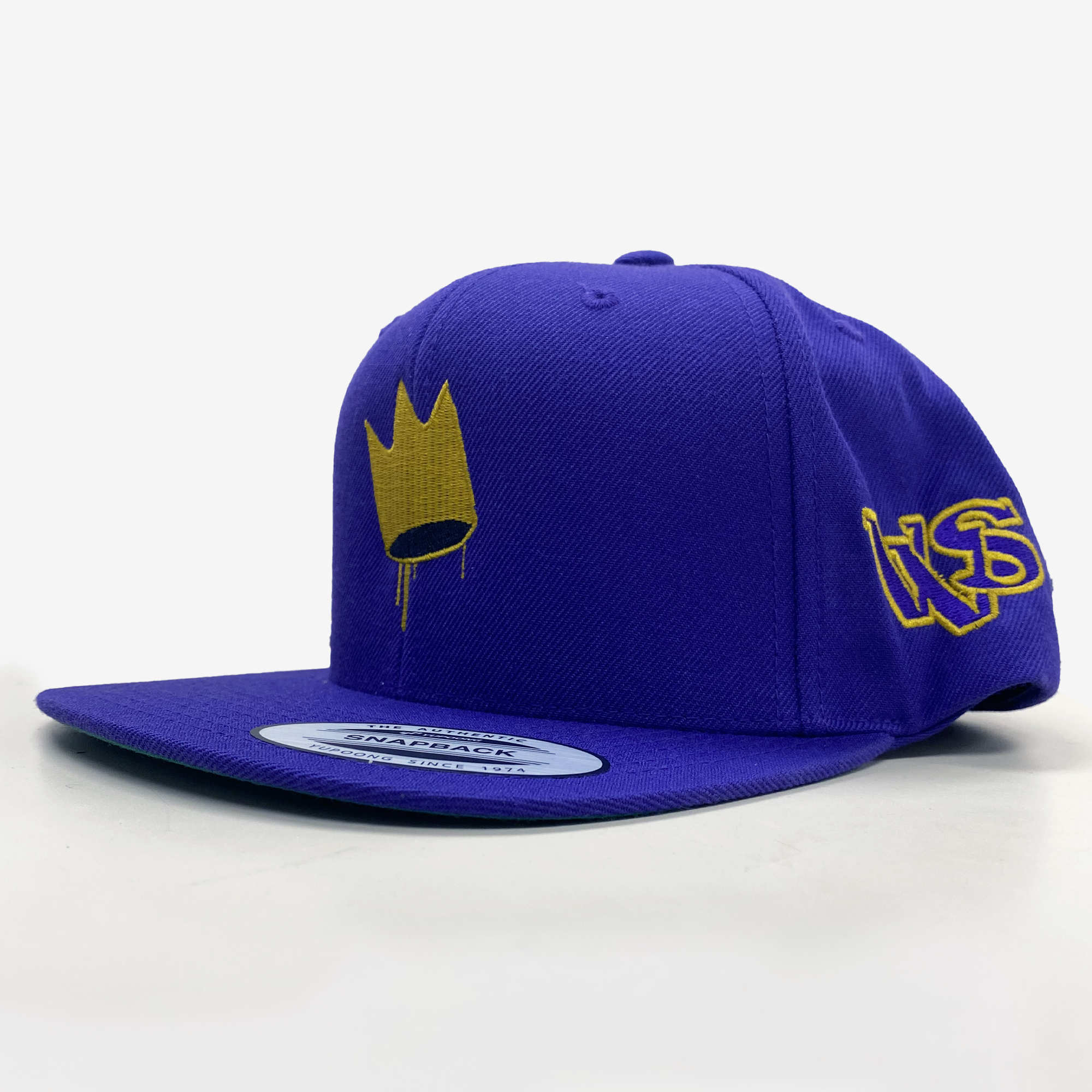 "Crown" VVS Embroidered Purple Snapback