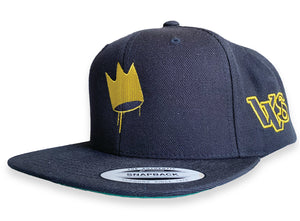 "Crown" VVS Embroidered Black Snapback