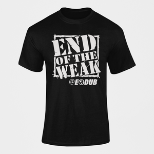 End Of The Weak  @EODUB Black Logo T Shirt